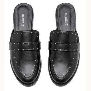 Studded Slip On Loafers